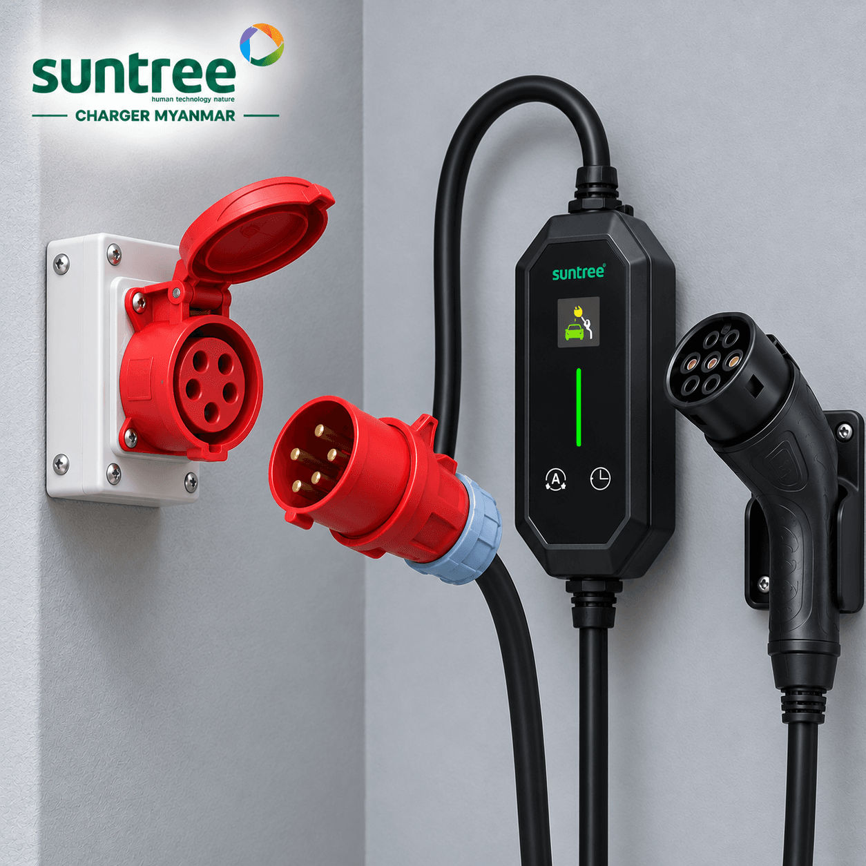 Suntree SPJ2E portable EV charger