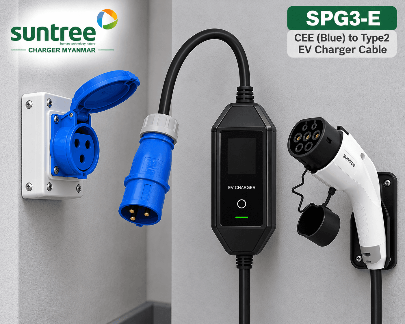 Suntree SPG3E portable EV charger