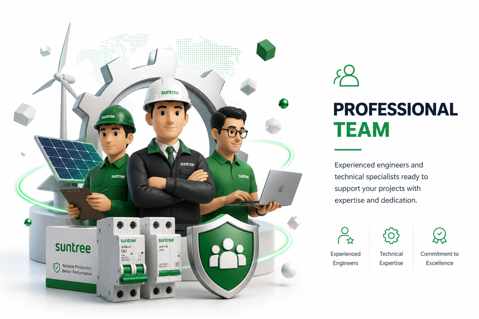 Professional technical team
